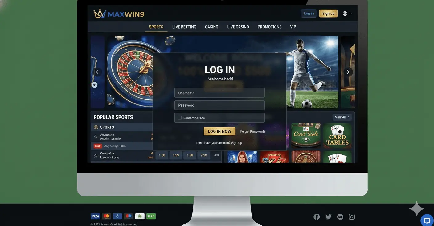 maxwin9 login